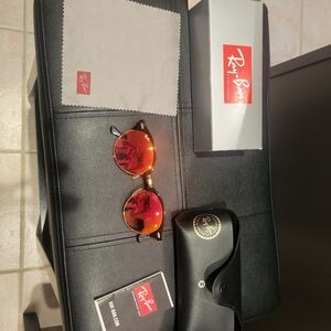 Ray-Ban 0RB4246 Clubround Mirror Gradient Red